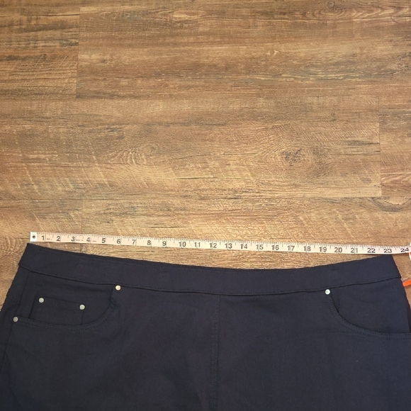 Hearts of Palm Navy Blue Skorts Size 24W New With Tags - Picture 7 of 11